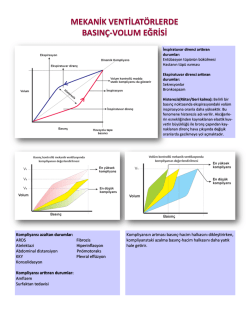 mekanik ventilat&ouml;rlerde basın&ccedil;