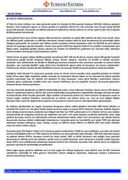 G&uuml;nl&uuml;k B&uuml;lten - Turkborsa.net