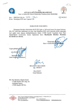 Tam sayfa fotoğraf - Antalya Belediyesi