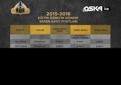 2015-2016 - Kule Rezidans