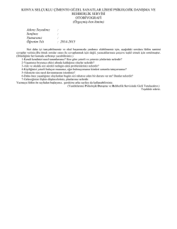 KONYA SELÇUKLU ÇİMENTO GÜZEL SANATLAR LİSESİ