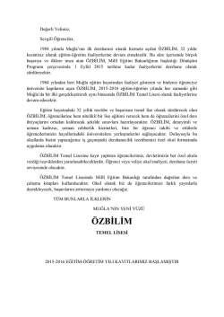 &Ouml;zbilim Dershanesi