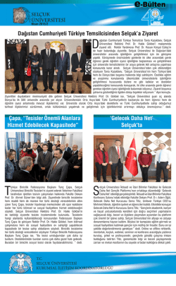 Dağıstan Cumhuriyeti T&uuml;rkiye Temsilcisinden Sel&ccedil;uk`a Z