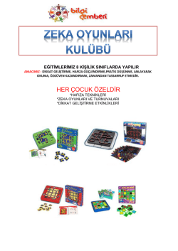 HER &Ccedil;OCUK &Ouml;ZELDİR - Bilgi &Ccedil;emberi &Ouml;ğrenci Et&uuml;t Merkezi