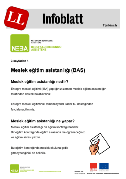 Infoblatt - Koordinationsstelle