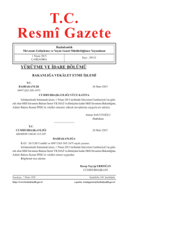 T.C. Resm&icirc; Gazete