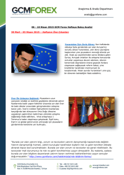 Araştırma & Analiz Departmanı