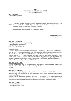 Nisan 2015 Meclis G&uuml;ndemleri