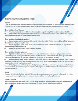 &Ouml;neri ve Şik&acirc;yet Değerlendirme S&uuml;reci İ&ccedil;in Tıklayınız.