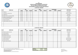 iklimlendirme ve soğutma teknolojisi programı