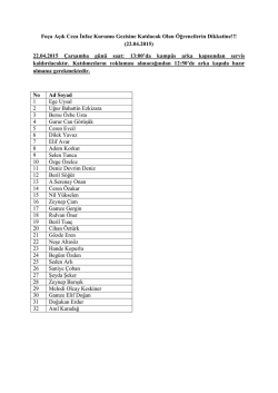 Fo&ccedil;a A&ccedil;ık Ceza İnfaz Kurumu Gezisine Katılacak Olan &Ouml;ğrencilerin