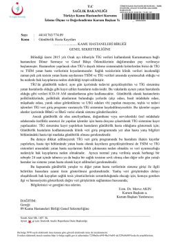 A&ccedil; - T&uuml;rkiye Kamu Hastaneleri Kurumu