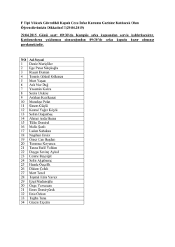 f tipi kapalı cezaevi gezisi hakkında