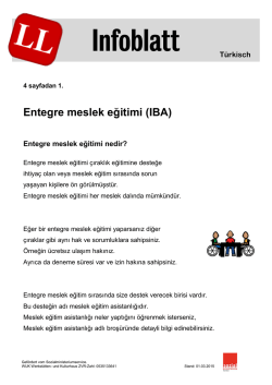 Infoblatt - Koordinationsstelle