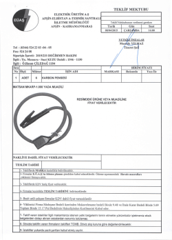 Teknik Şartname - Afşin-Elbistan A Termik Santrali