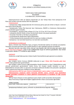 İndirilebilir Dosya - T&uuml;rkiye &Ouml;zel Sporcular Spor Federasyonu
