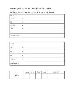 KONYA &Ccedil;İMENTO G&Uuml;ZEL SANATLAR VE LİSESİ