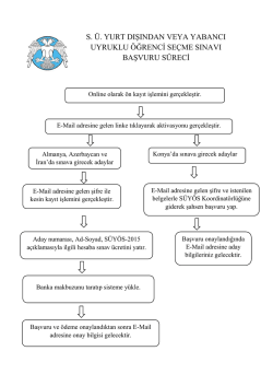 s. &uuml;. yurt dışından veya yabancı uyruklu &ouml;ğrenci se&ccedil;me sınavı