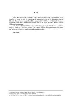 İLAN İlimiz, Bucak İl&ccedil;esi, Karaca&ouml;ren K&ouml;y&uuml;, Camiicivarı Mevkiinde