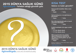 Gıdanız Ne Kadar G&uuml;venilir