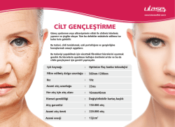 Cilt Gen&ccedil;leştirme