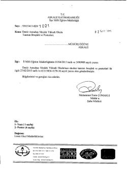 Deniz Astsubay Meslek Yüksek Okulu Tanıtım Broşürleri ve Posterleri