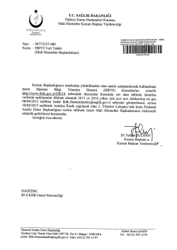 A&ccedil; - T&uuml;rkiye Kamu Hastaneleri Kurumu