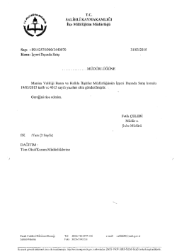 T.c. - Salihli İl&ccedil;e Milli Eğitim M&uuml;d&uuml;rl&uuml;ğ&uuml;