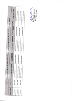 G&uuml;neysu ASM N&ouml;bet Listesi (İndir)