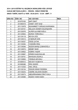 Hukuk Metodolojisi II