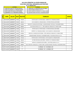 Erkekler Fikst&uuml;r&uuml; İ&ccedil;in Tıklayınız.