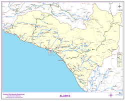 Alanya il&ccedil;e Yol Ağı Haritası