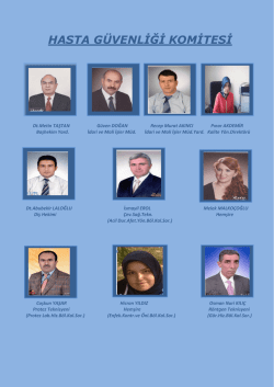 HASTA G&Uuml;VENLİĞİ KOMİTESİ