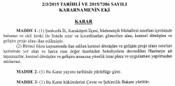 2/3/2015 TARiHLİ vE 2015/7386 sAYıLI