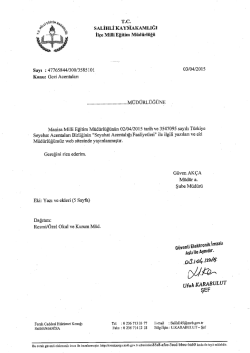 Tc - Salihli İl&ccedil;e Milli Eğitim M&uuml;d&uuml;rl&uuml;ğ&uuml;