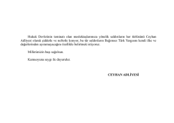 Hukuk Devletinin teminatı olan meslektaşlarımıza