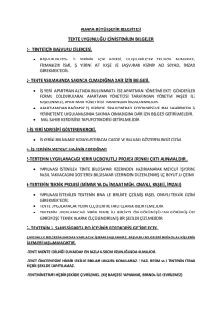 tente i&ccedil;in başvuru dilek&ccedil;esi. 2