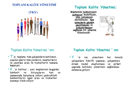 Toplam Kalite Y&ouml;netimi 1