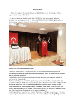 Kutlu Doğum Haftası