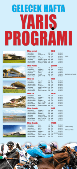 13 Nisan Pazartesi BURSA 13 Nisan Pazartesi