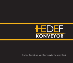 ürün katalogumuz - Hedef Konveyör