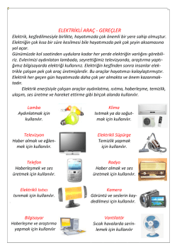 ELEKTRİKLİ ARAÇ - GEREÇLER