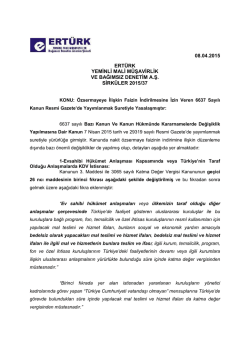 08.04.2015 ert&uuml;rk yeminli mali m&uuml;şavirlik ve bağımsız