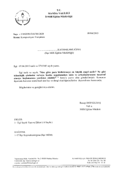 Kompozisyon Yarışması konulu Manisa İL Milli Eğitim