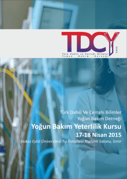 TDCYB BRC 2015 20150107.cdr - Türk Dahili ve Cerrahi Yoğun