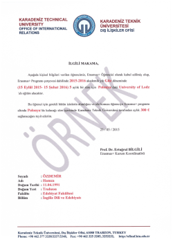 kABADENiz T_EKNiK - Karadeniz Teknik &Uuml;niversitesi