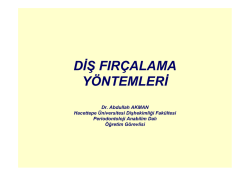 diş fır&ccedil;alama y&ouml;ntemleri