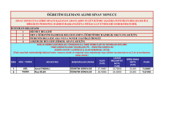 Sonu&ccedil;ları g&ouml;rmek i&ccedil;in tıklayınız.