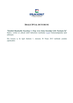 Detaylı Bilgi - Emlak Konut GYO