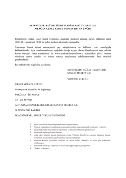 Linke tıklayınız... - Altunizade Sağlık Hizmetleri